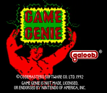 Game Genie (USA) (v2.0) (Unl) screen shot title